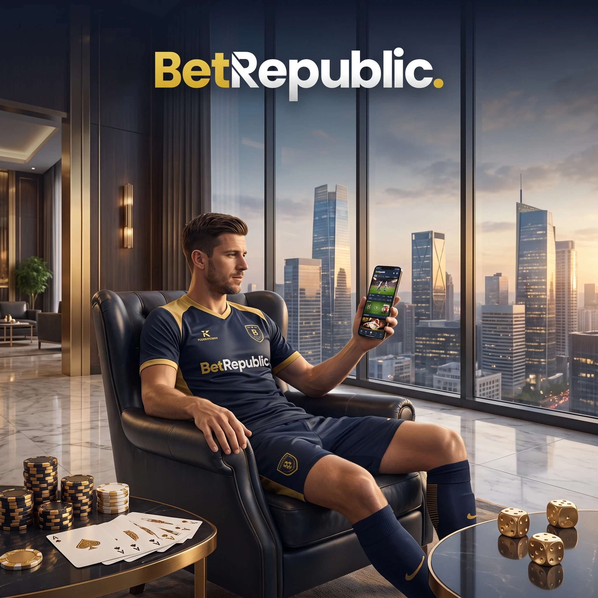 BetRepublic Casino auf einem Smartphone